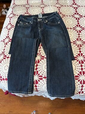 True Religion Dark Blue
Jeans with Contrast Stitching size  26